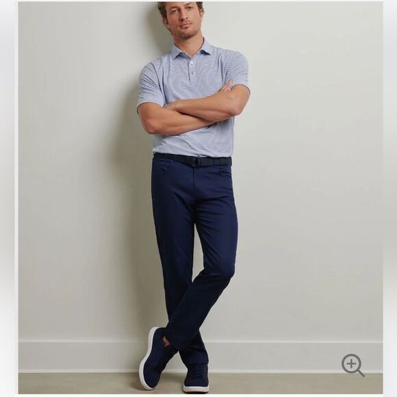 Peter Millar eb66 Performance Five-Pocket Pant Stretch Performance Golf Sz 40x32 - Picture 1 of 9